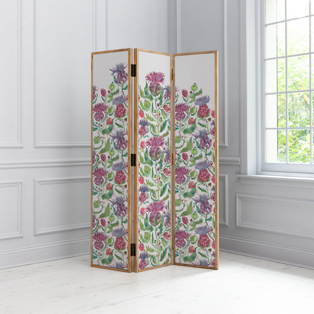 ANTIQUE GREY ROOM DIVIDER FAIRYTALE BRISTLES