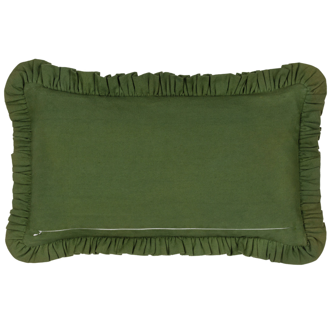 FEEONI HOME SWEET HOME 30X50 CUSHION CASE WILLOW GREEN