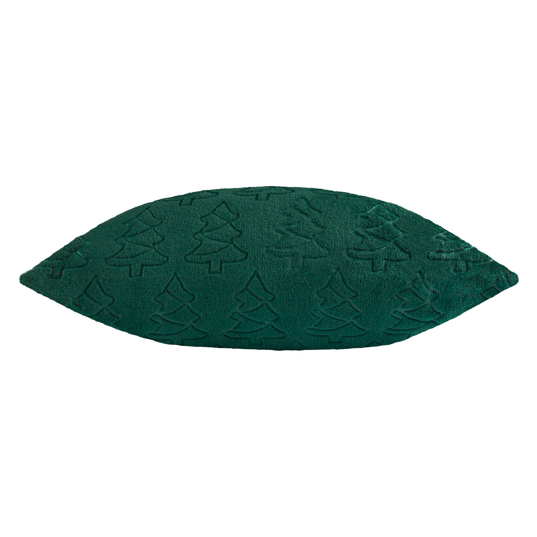 FESTIVE TREES 50X50 CUSHION CASE EMERALD