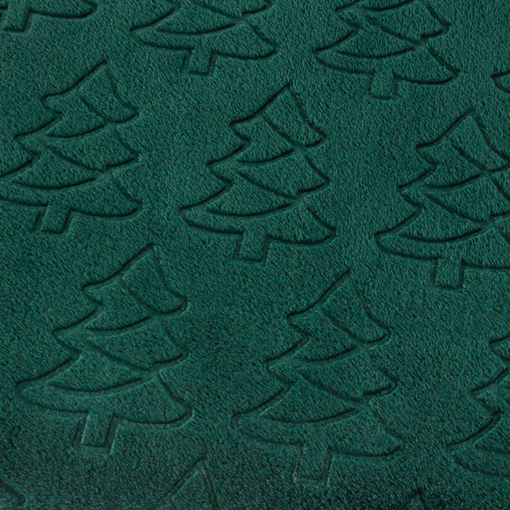 Festive Trees 140x180 Throw Emerald - image 4