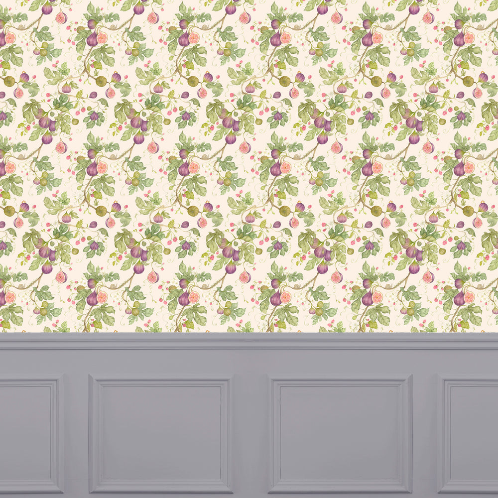 Fig Gardens Wallpaper Cream Sample - image 2