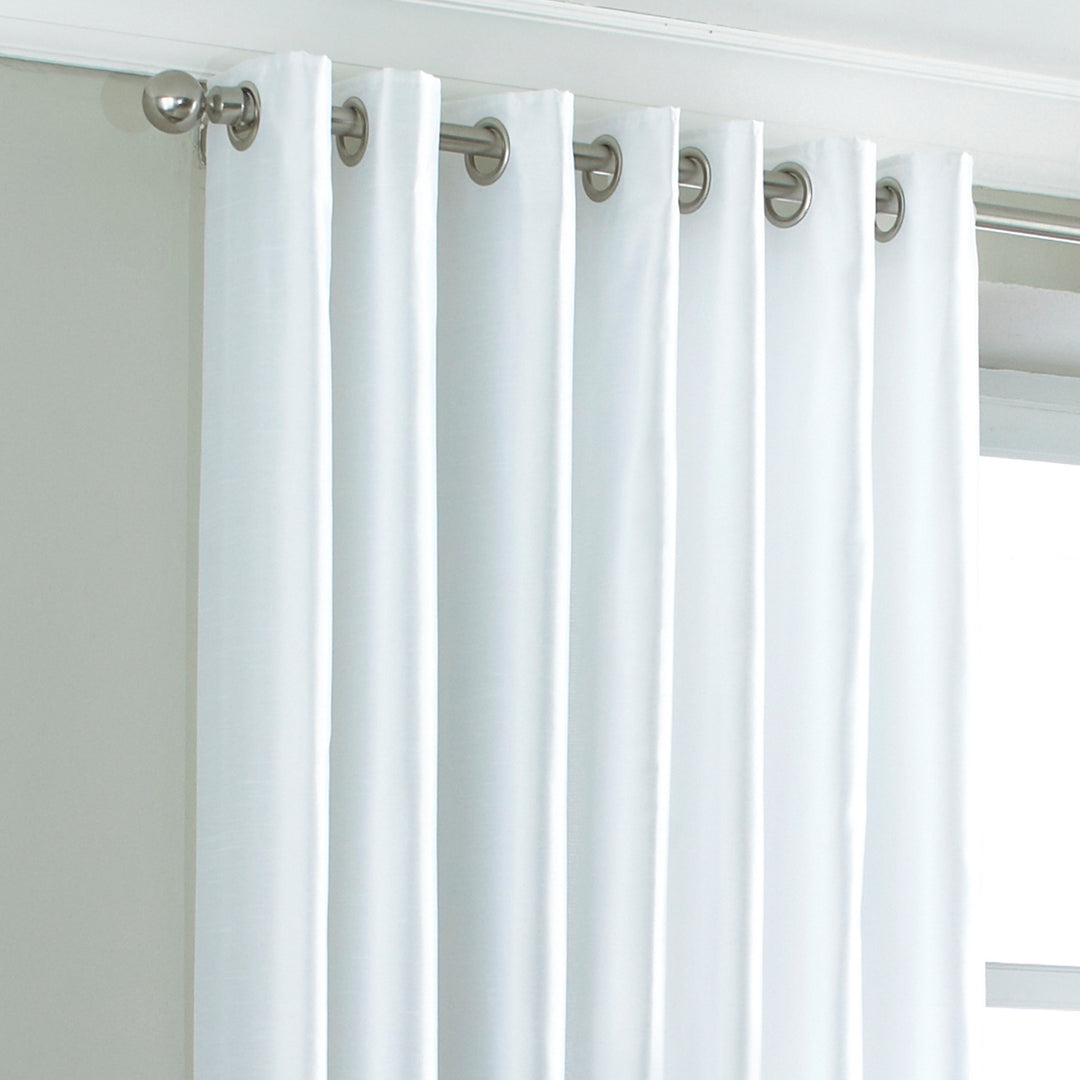 FIJI 117X137 R/TOP CURTAIN WHITE