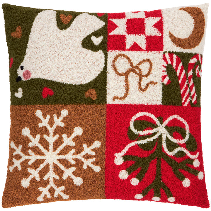 Fika Patch 43x43 Cushion Case Multicolour - image 2