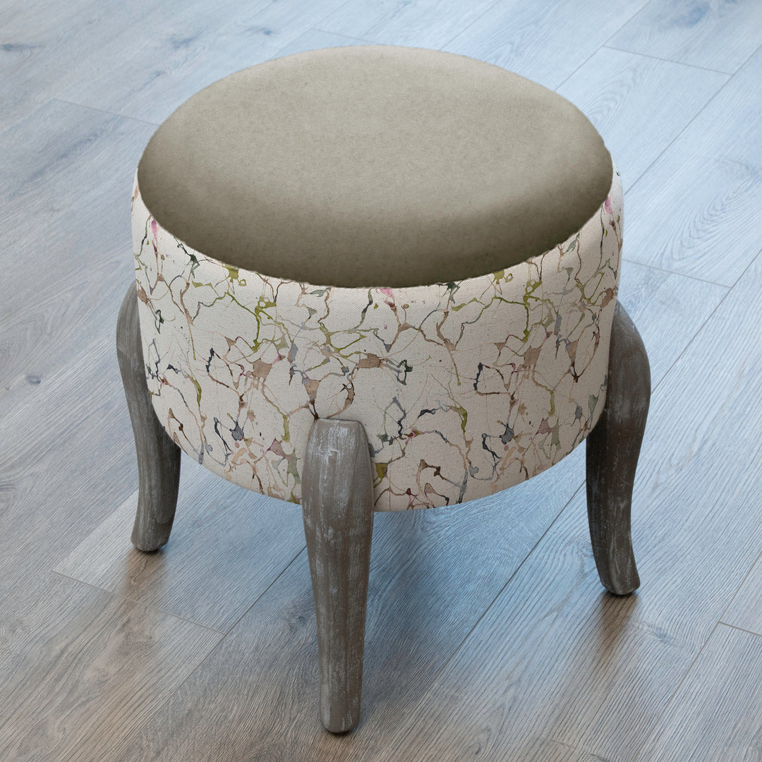 FINN FOOTSTOOL CARRARA MEADOW