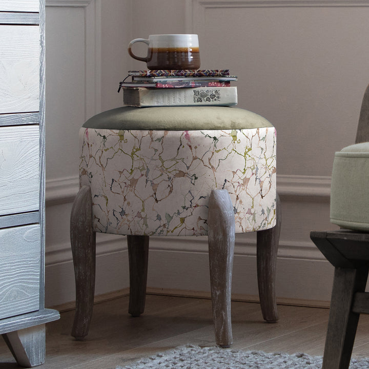 FINN FOOTSTOOL CARRARA MEADOW