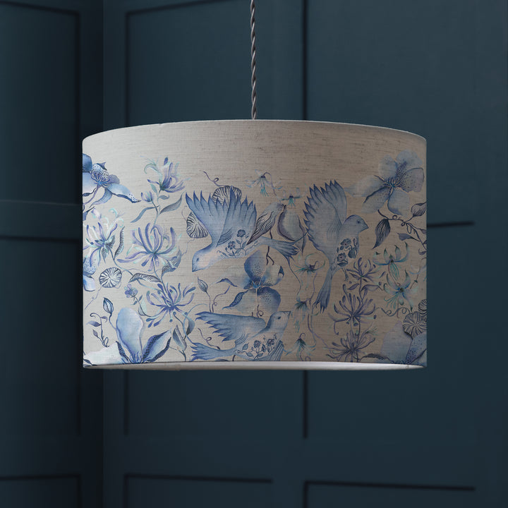 FLOELLA DELFT BLUE EVA 30CM LAMPSHADE BLUE