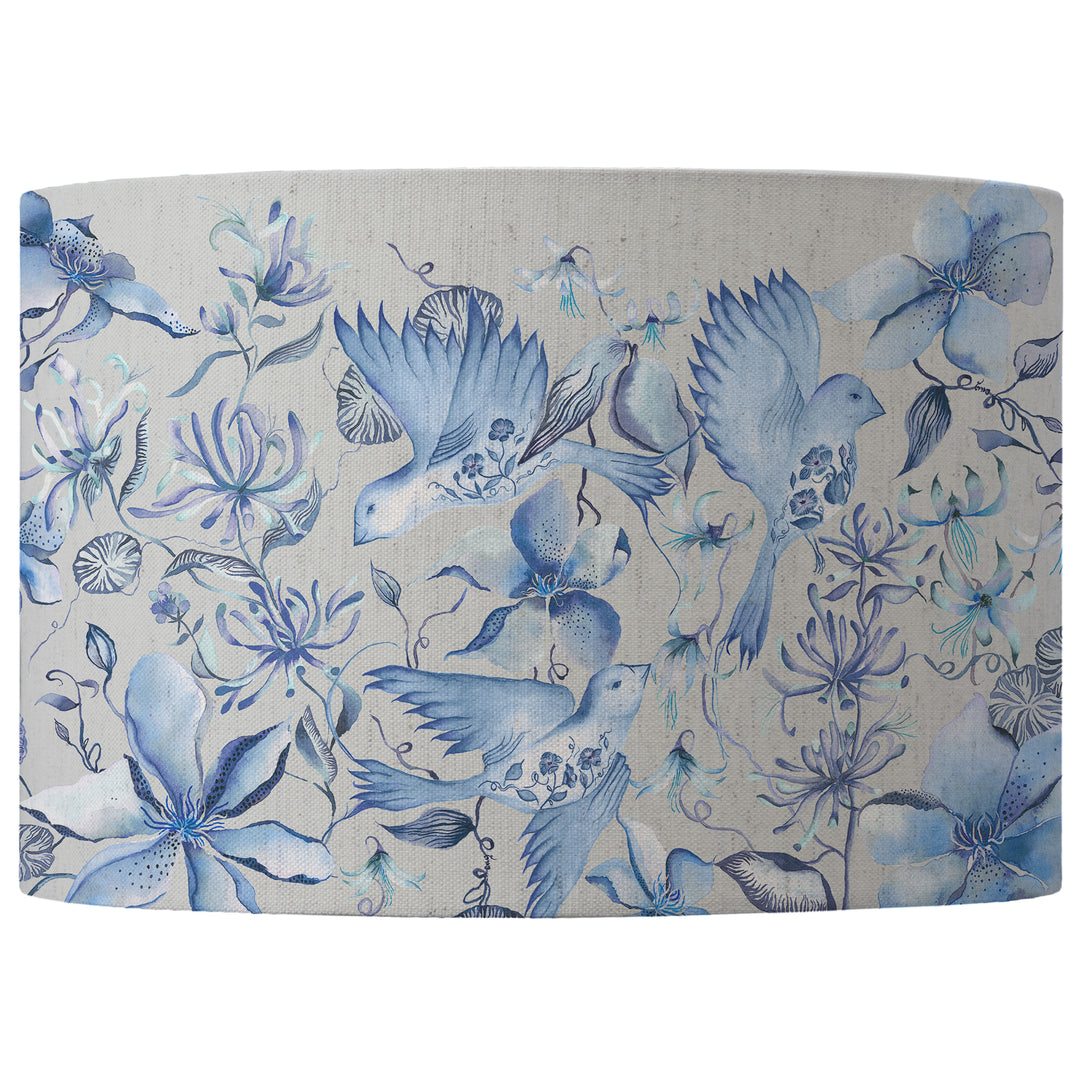 FLOELLA DELFT BLUE EVA 30CM LAMPSHADE BLUE