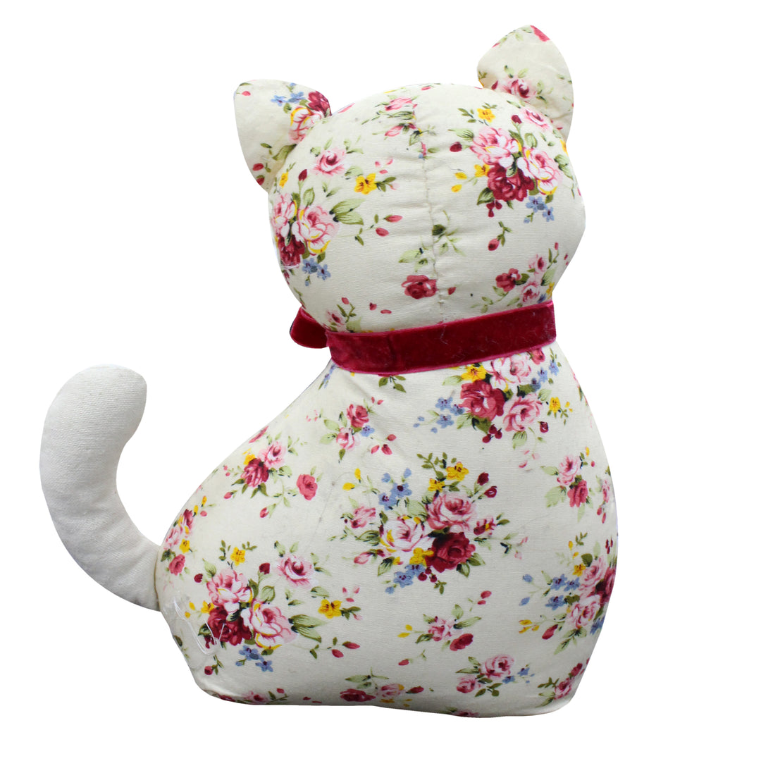 Floral Cat Doorstop - Multicolour - image 3