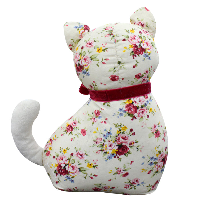 Floral Cat Doorstop - Multicolour - image 3