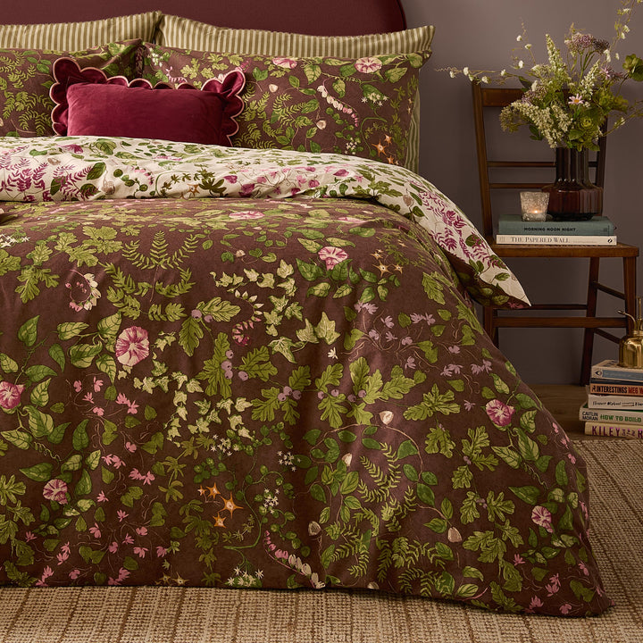 Florawilde Double Duvet Set Chocolate - image 4