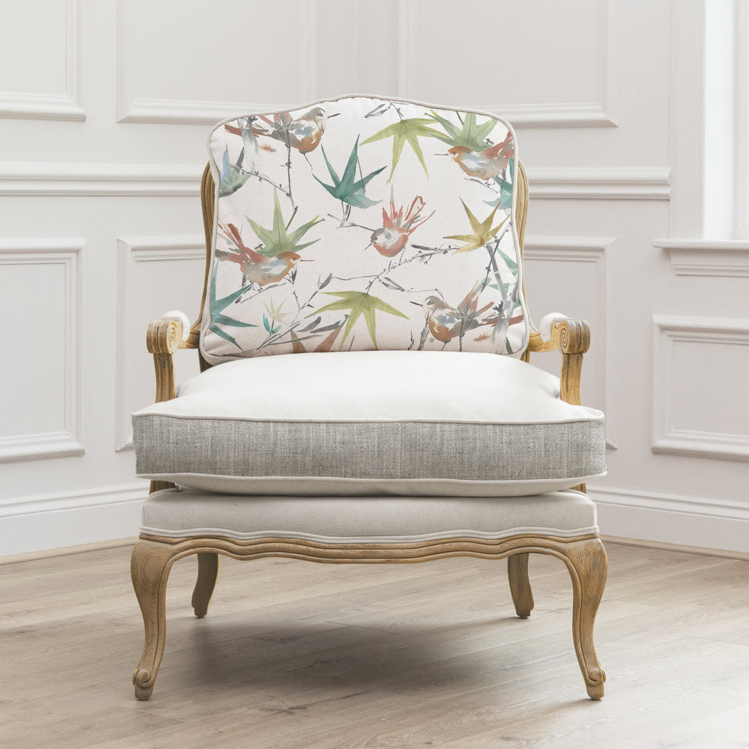FLORENCE OAK CHAIR GENJI PERIDOT