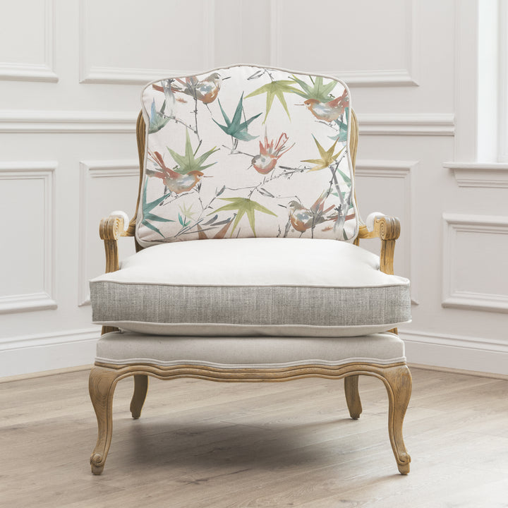 FLORENCE OAK CHAIR GENJI PERIDOT