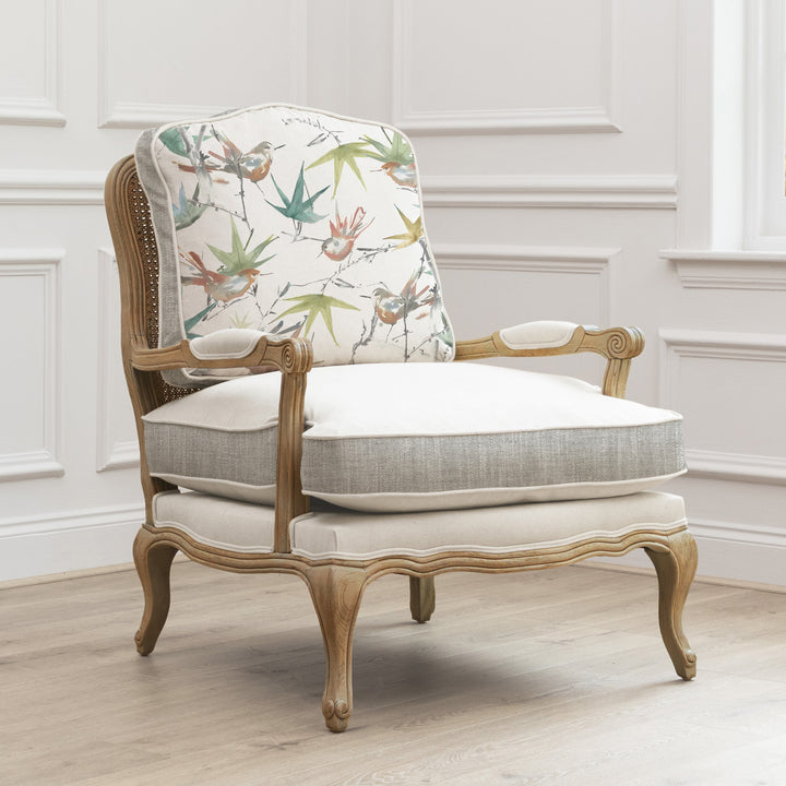 FLORENCE OAK CHAIR GENJI PERIDOT