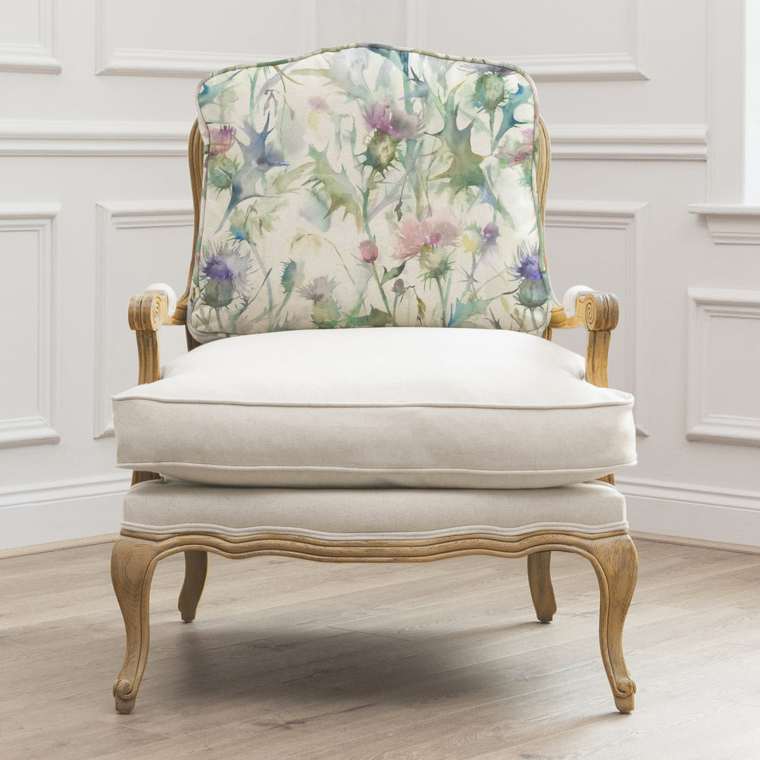 FLORENCE OAK CHAIR CIRSIUM DAMSON