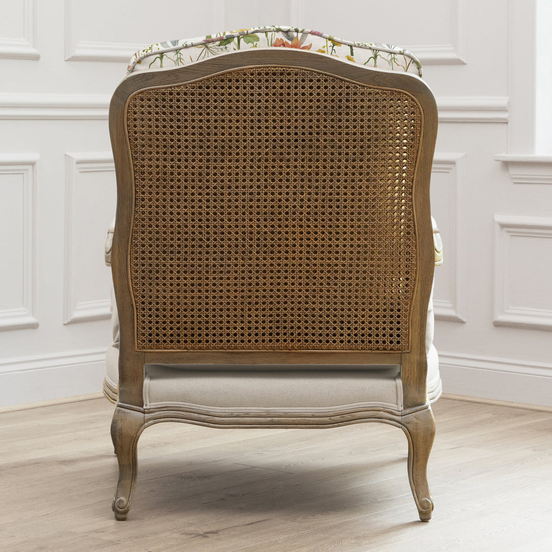 FLORENCE OAK CHAIR DELAMERE LINEN