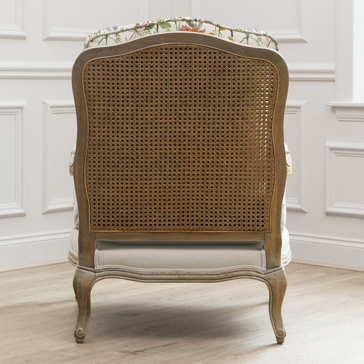 FLORENCE OAK CHAIR DELAMERE LINEN