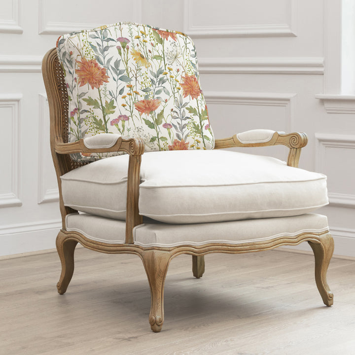FLORENCE OAK CHAIR DELAMERE LINEN