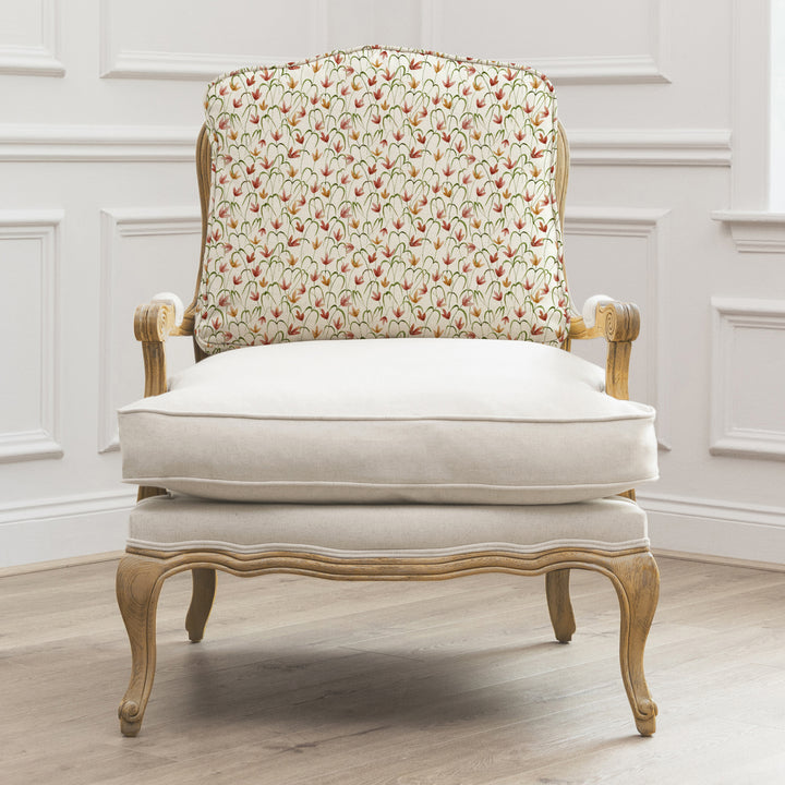 FLORENCE OAK CHAIR FRESIA LINEN