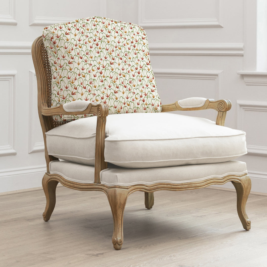 FLORENCE OAK CHAIR FRESIA LINEN