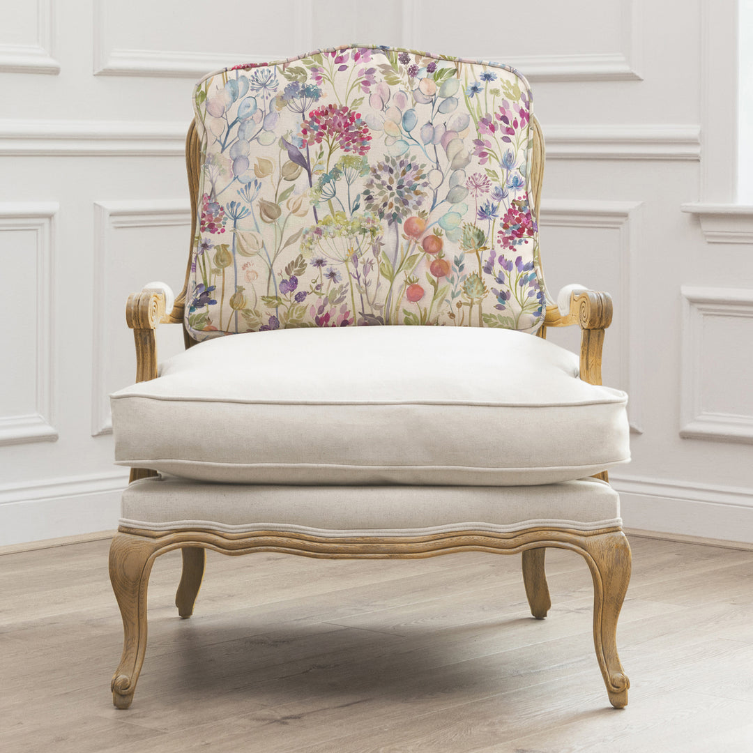 FLORENCE OAK CHAIR COUNTRY HEDGEROW LOTUS