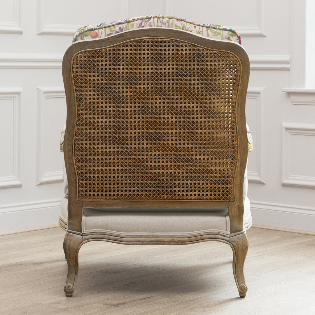 FLORENCE OAK CHAIR COUNTRY HEDGEROW LOTUS