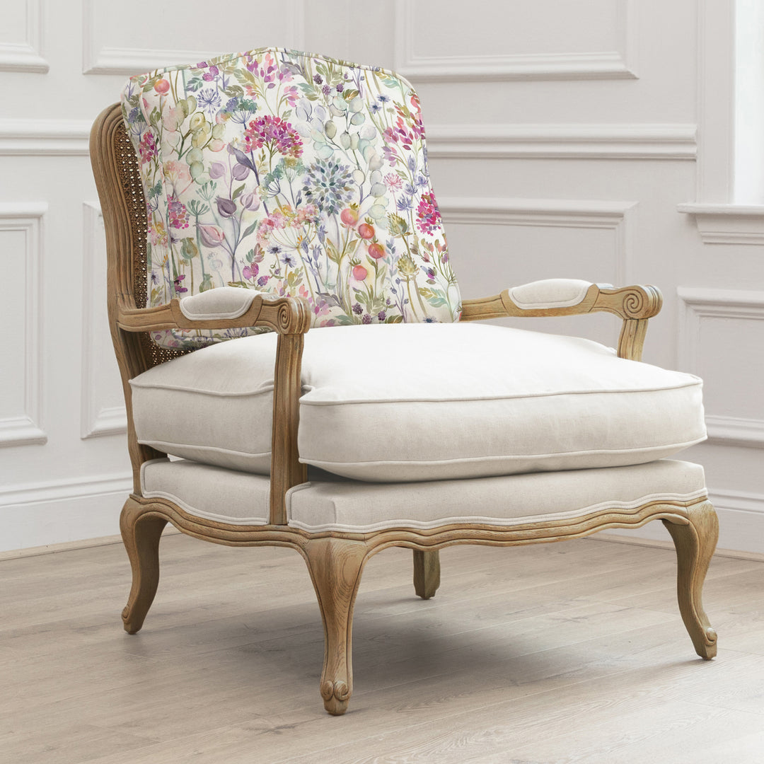 FLORENCE OAK CHAIR COUNTRY HEDGEROW LOTUS
