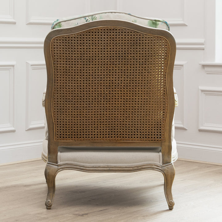 FLORENCE OAK CHAIR WILDERNESS TOPAZ