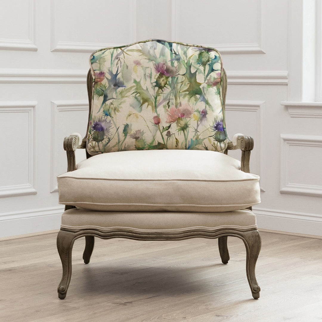 FLORENCE STONE CHAIR CIRSIUM DAMSON