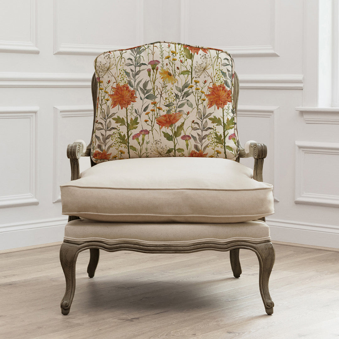 FLORENCE STONE CHAIR DELAMERE LINEN