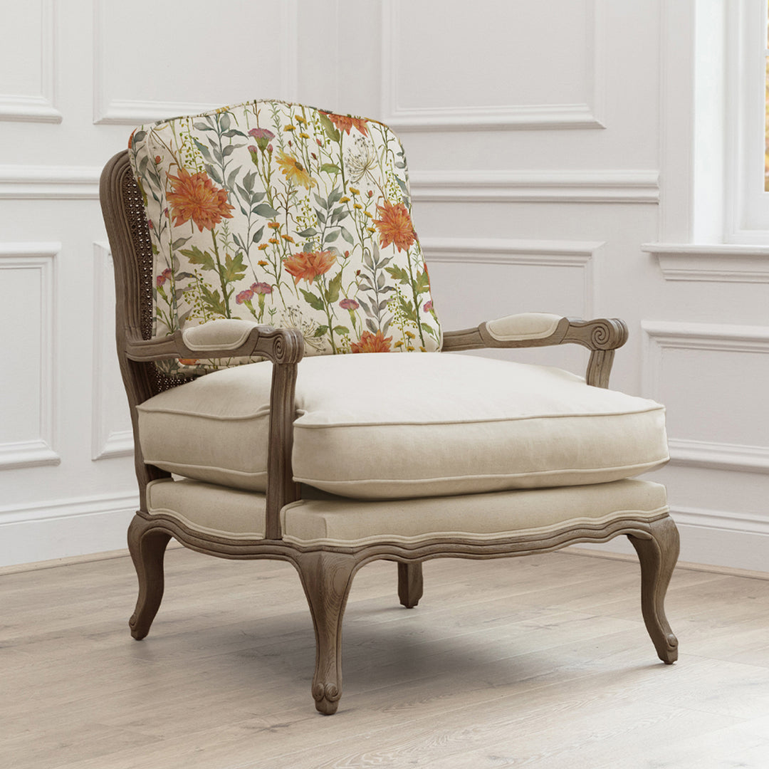 FLORENCE STONE CHAIR DELAMERE LINEN