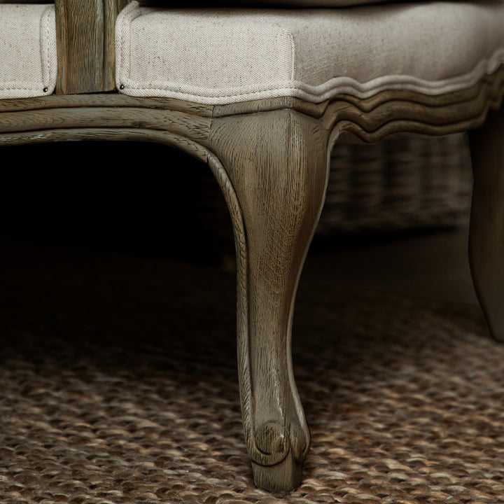 FLORENCE STONE CHAIR RUSSET SHORES LINEN