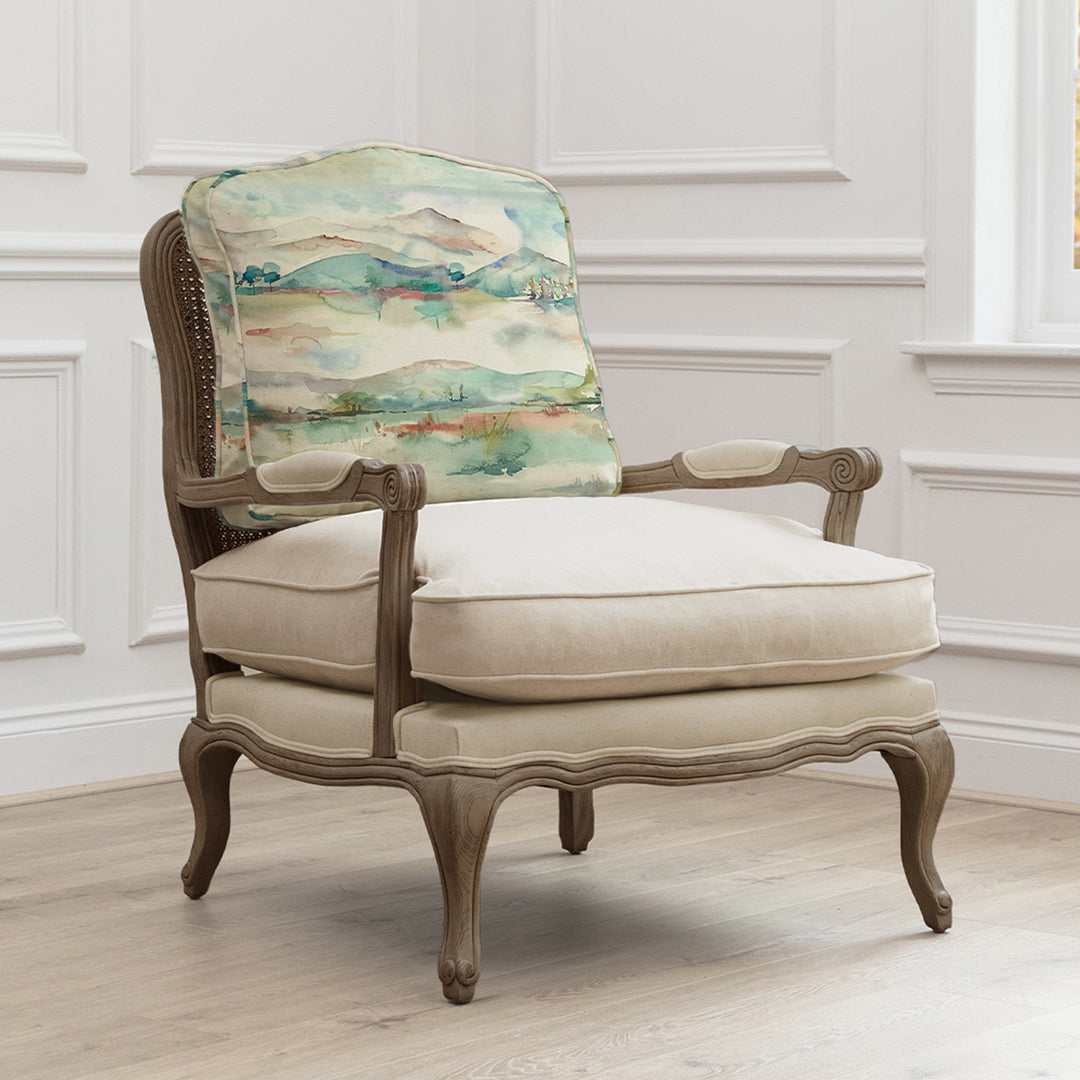 FLORENCE STONE CHAIR RUSSET SHORES LINEN