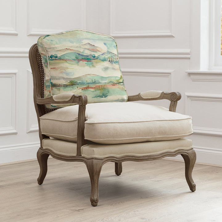 FLORENCE STONE CHAIR RUSSET SHORES LINEN