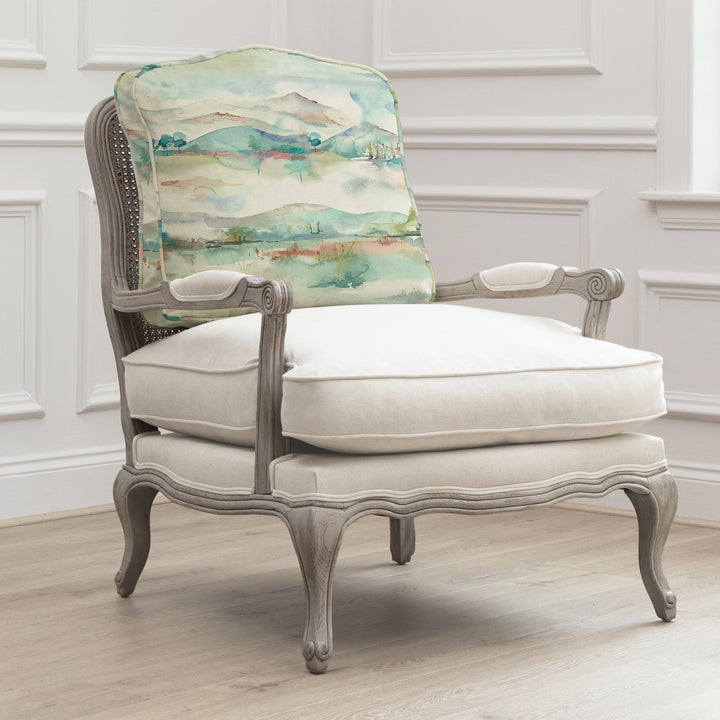 FLORENCE STONE CHAIR RUSSET SHORES LINEN