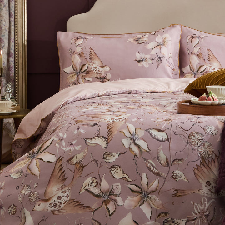 FLOELLA VIOLA KING SIZE DUVET SET PURPLE