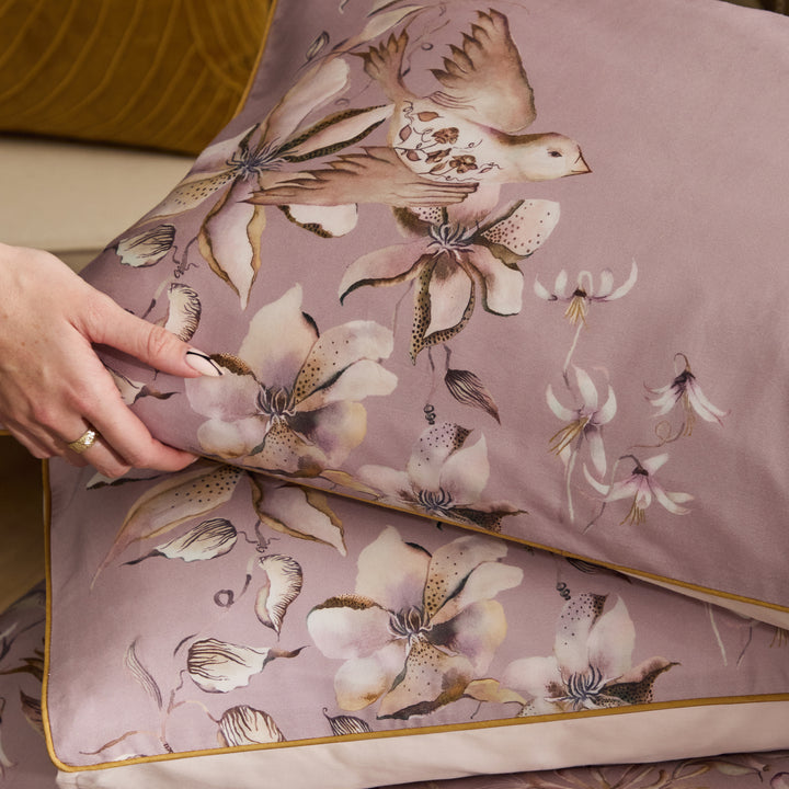 FLOELLA VIOLA KING SIZE DUVET SET PURPLE