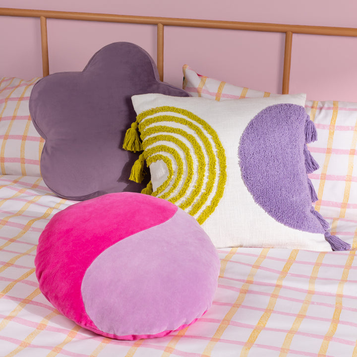 Flower Ready Filled Cushion Lilac - image 5