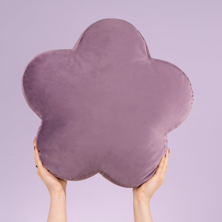 Flower Ready Filled Cushion Lilac