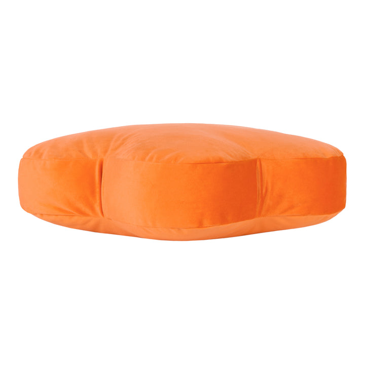 FLOWER READY FILLED CUSHION ORANGE