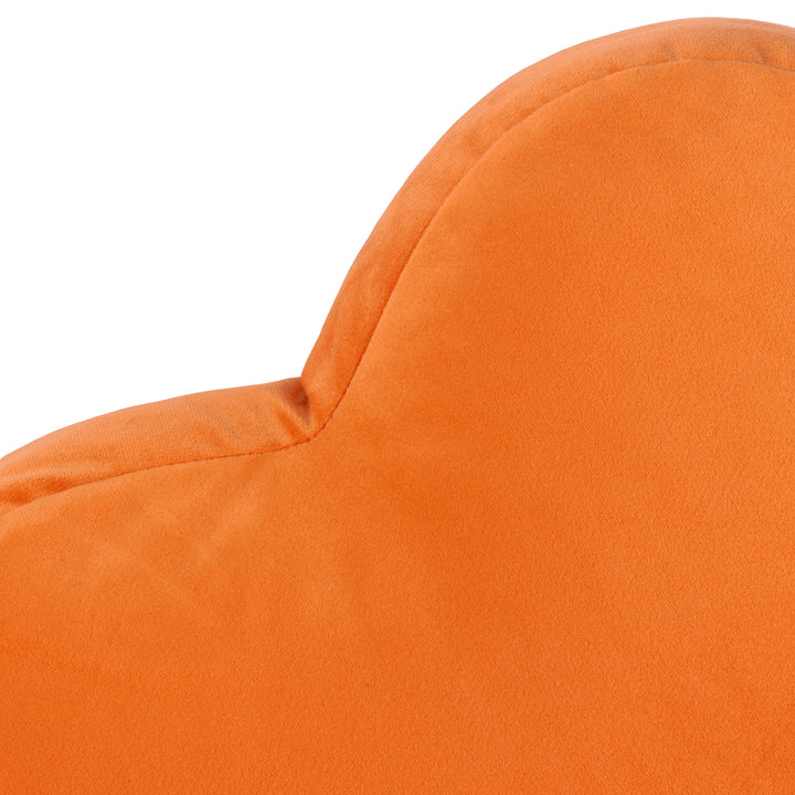 FLOWER READY FILLED CUSHION ORANGE