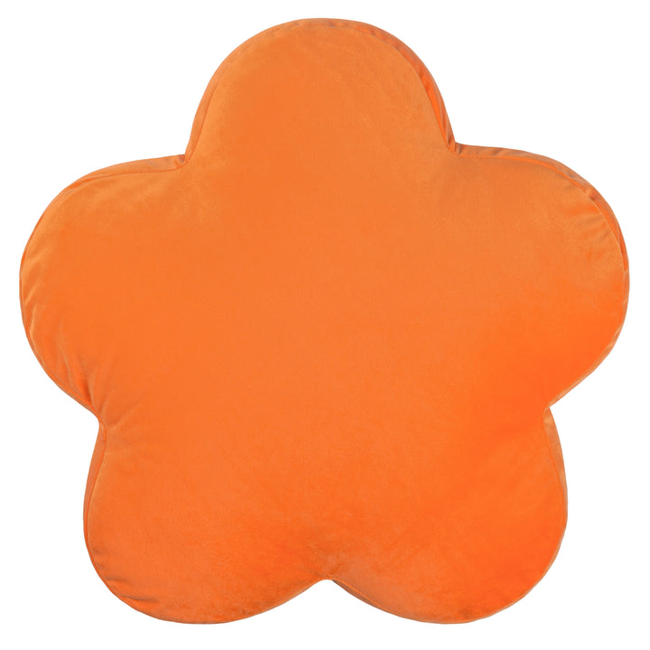 FLOWER READY FILLED CUSHION ORANGE