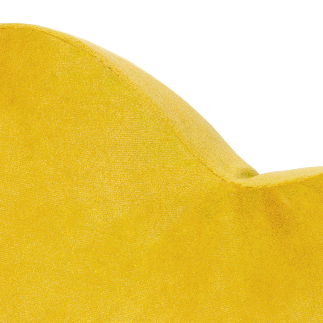 FLOWER READY FILLED CUSHION YELLOW