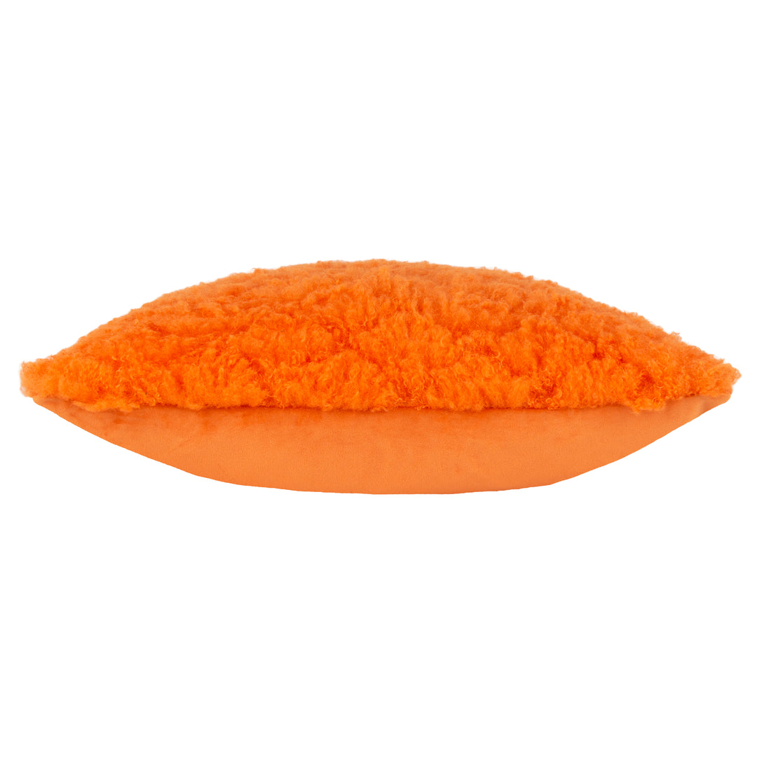FLUFF BALL 45X45 CUSHION CASE ORANGE FEVER