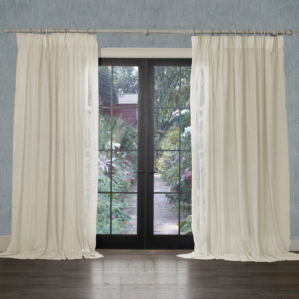 Focus 280x300 Pencil Pleat Curtains Pearl - image 2