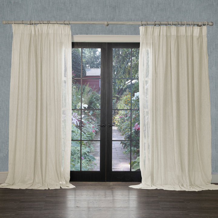 Focus 280x300 Pencil Pleat Curtains Pearl - image 2