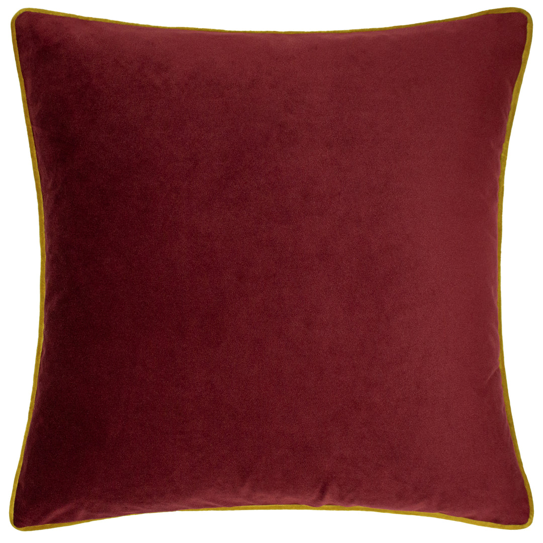 FOREST FAUNA STAG 50X50 C/CASE BURGUNDY/GOLD