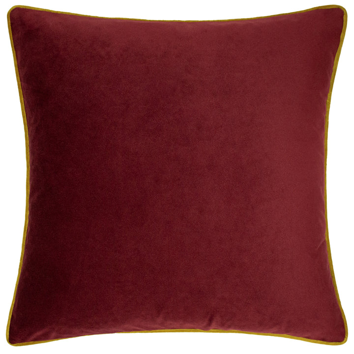 FOREST FAUNA STAG 50X50 C/CASE BURGUNDY/GOLD