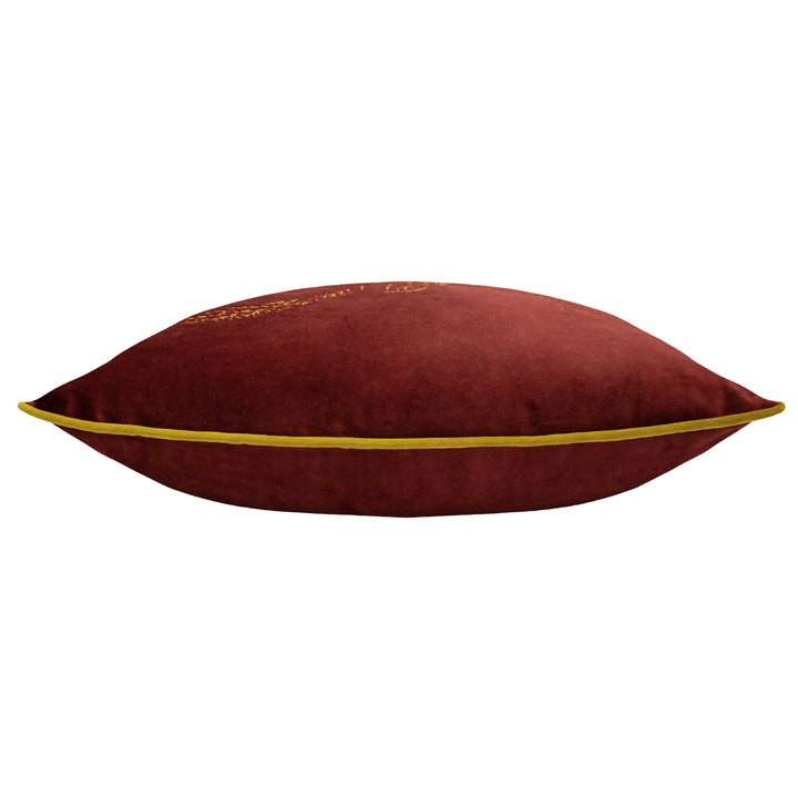 FOREST FAUNA STAG 50X50 C/CASE BURGUNDY/GOLD