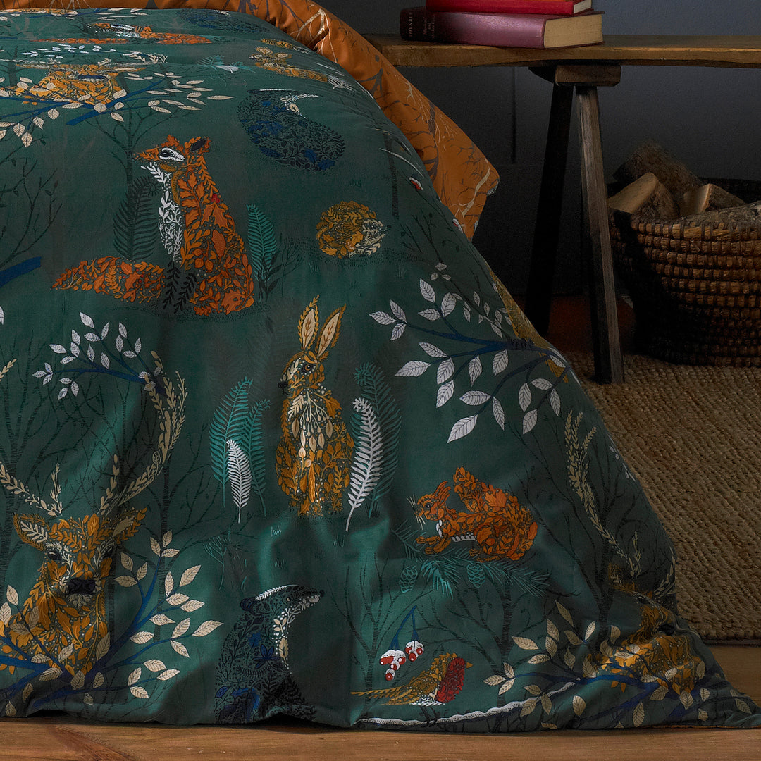 Forest Fauna Sb Duvet Set Emeral - image 3