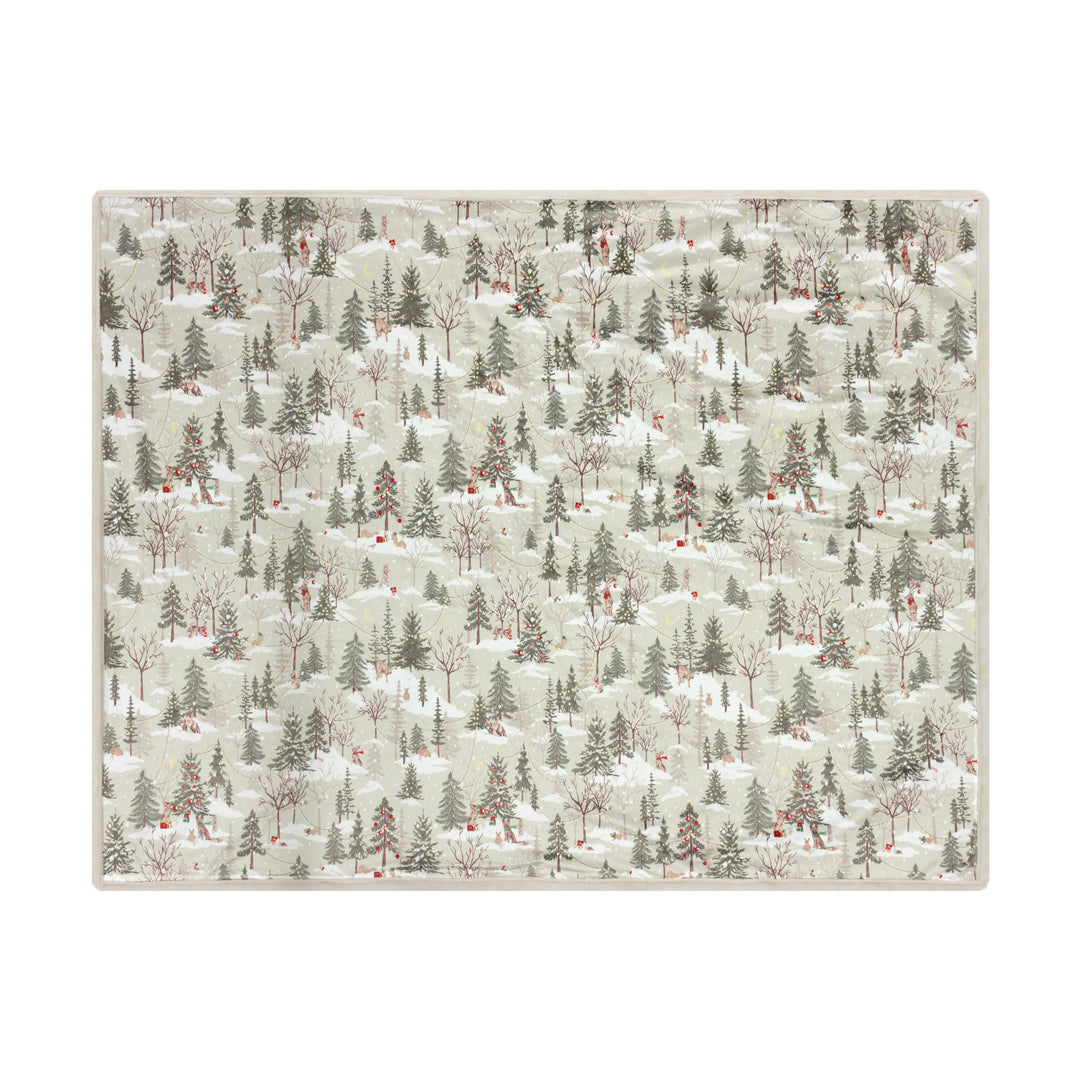 Forest Festivities 130x180 Throw Natural - image 4